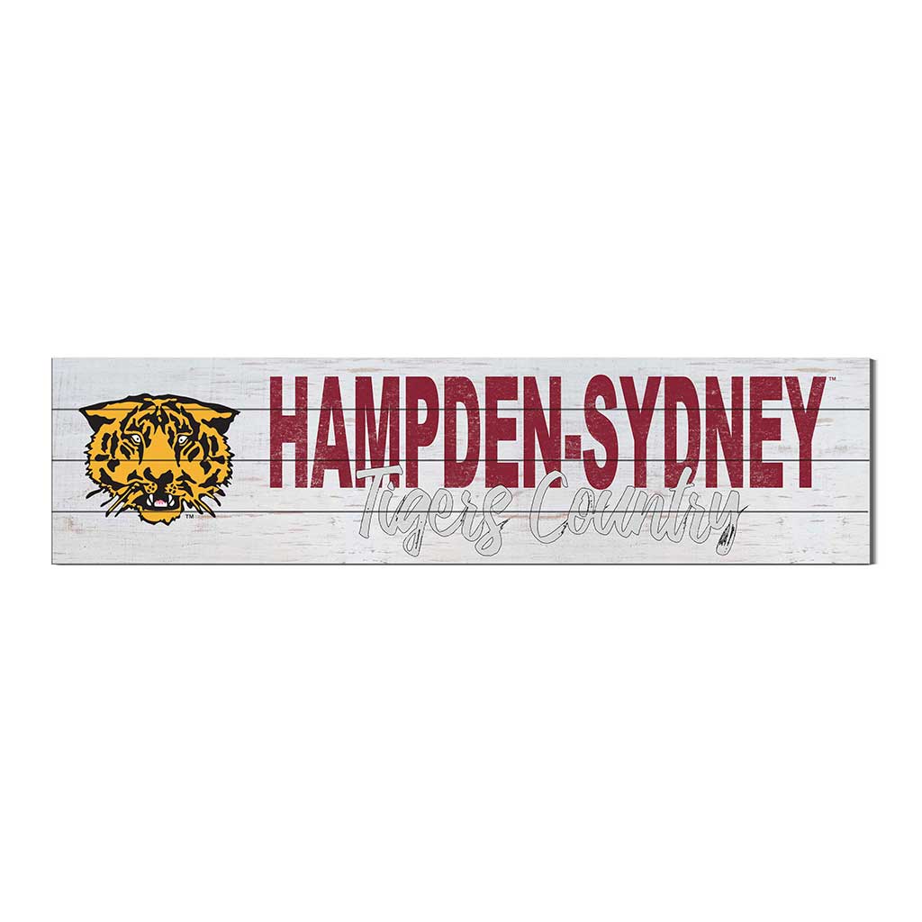 40x10 Sign With Logo Hampden-Sydney College Tigers