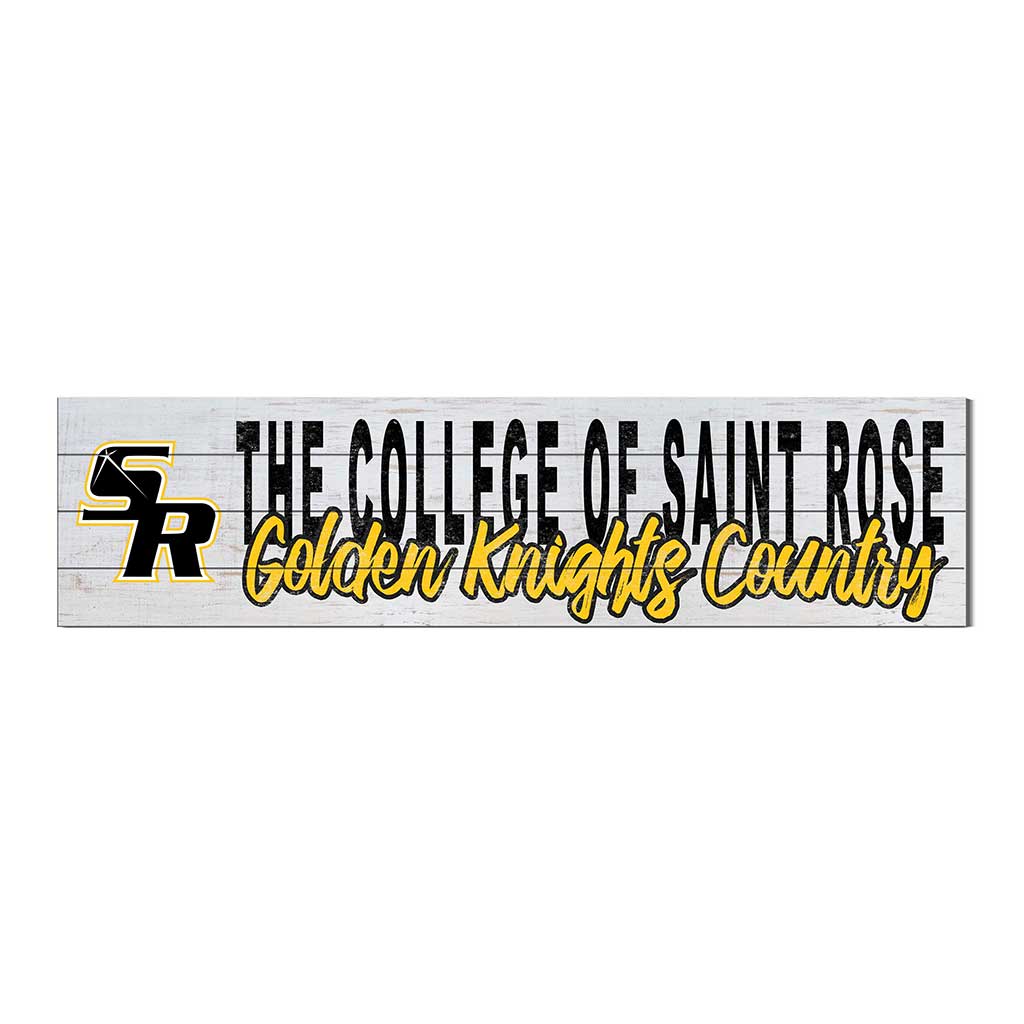 40x10 Sign With Logo The College of Saint Rose Golden Knights