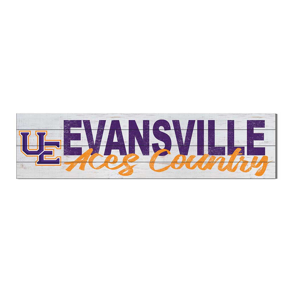 40x10 Sign With Logo Evansville Purple Aces