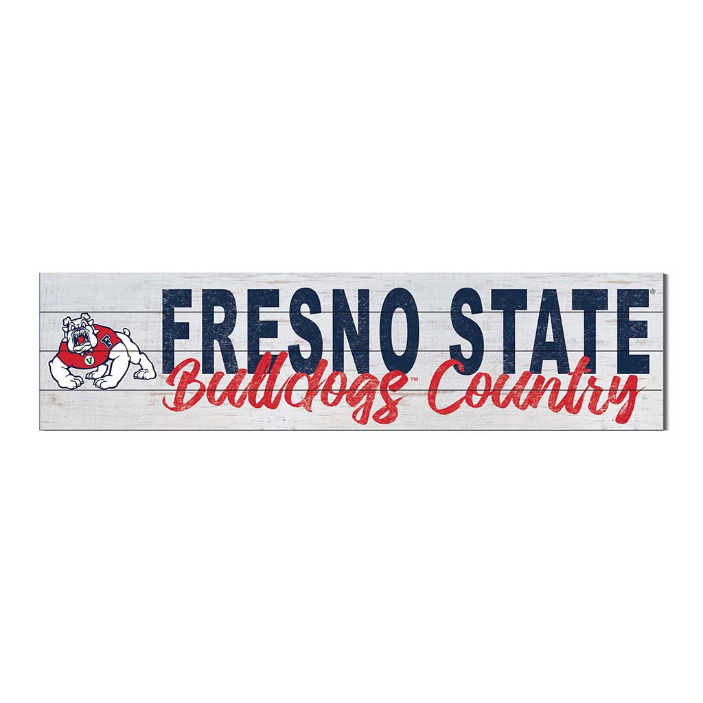 40x10 Sign With Logo Fresno State Bulldogs