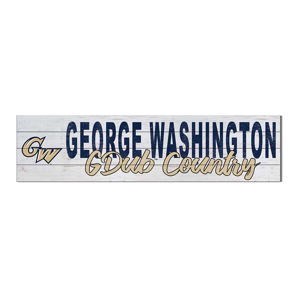 40x10 Sign With Logo George Washington Univ Colonials