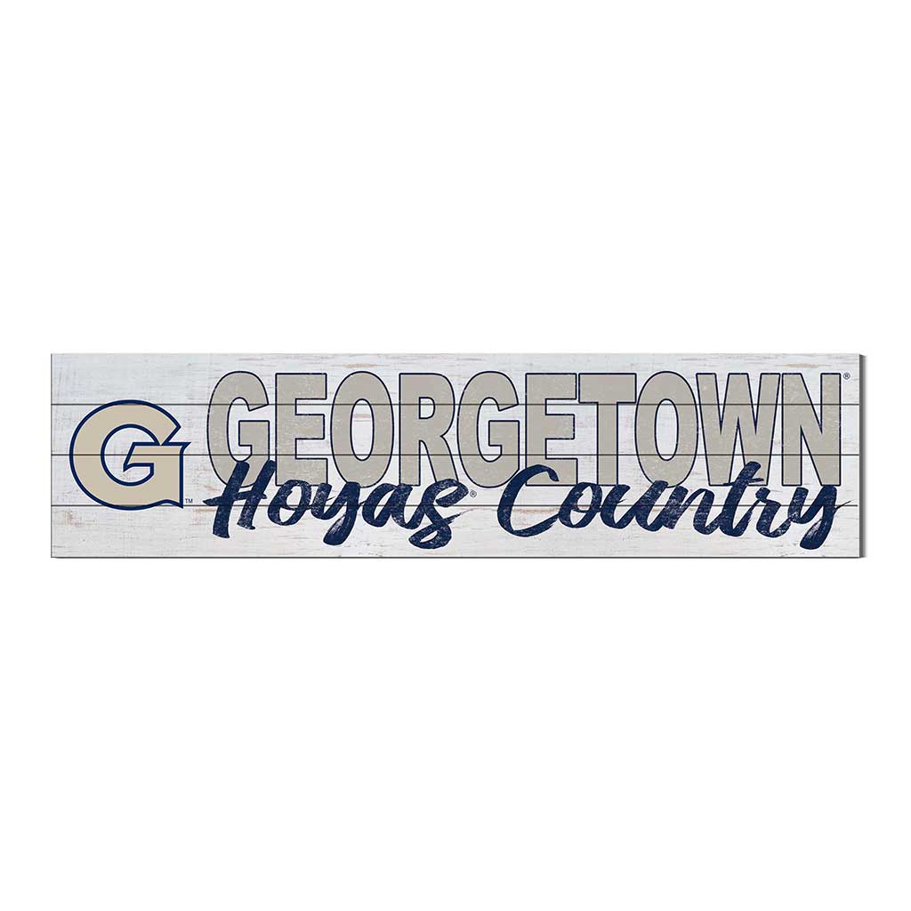 40x10 Sign With Logo Georgetown Hoyas