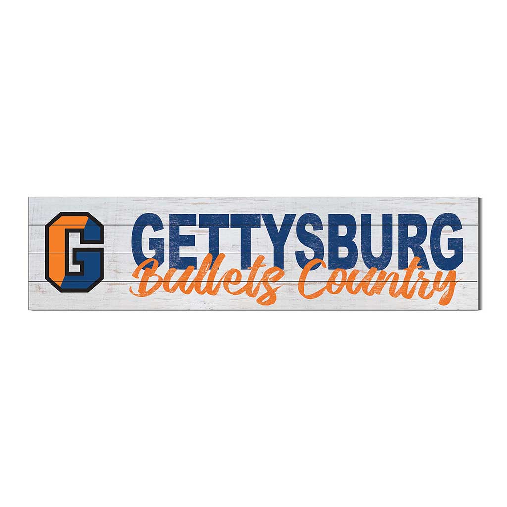 40x10 Sign With Logo Gettysburg College Bullets