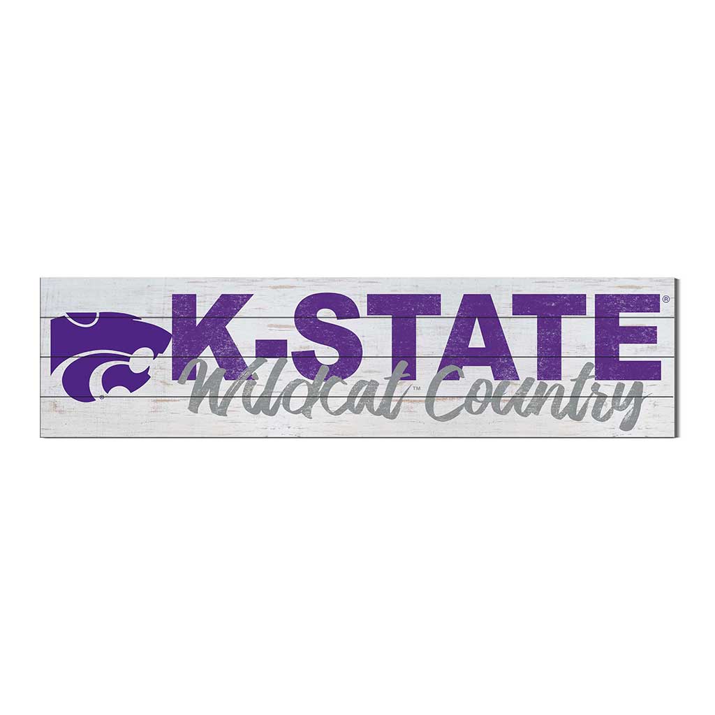 40x10 Sign With Logo Kansas State Wildcats