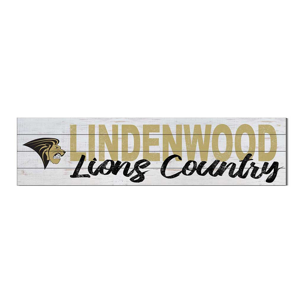 40x10 Sign With Logo Lindenwood Lions