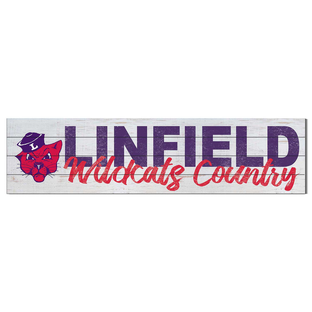 40x10 Sign With Logo Linfield College Wildcats