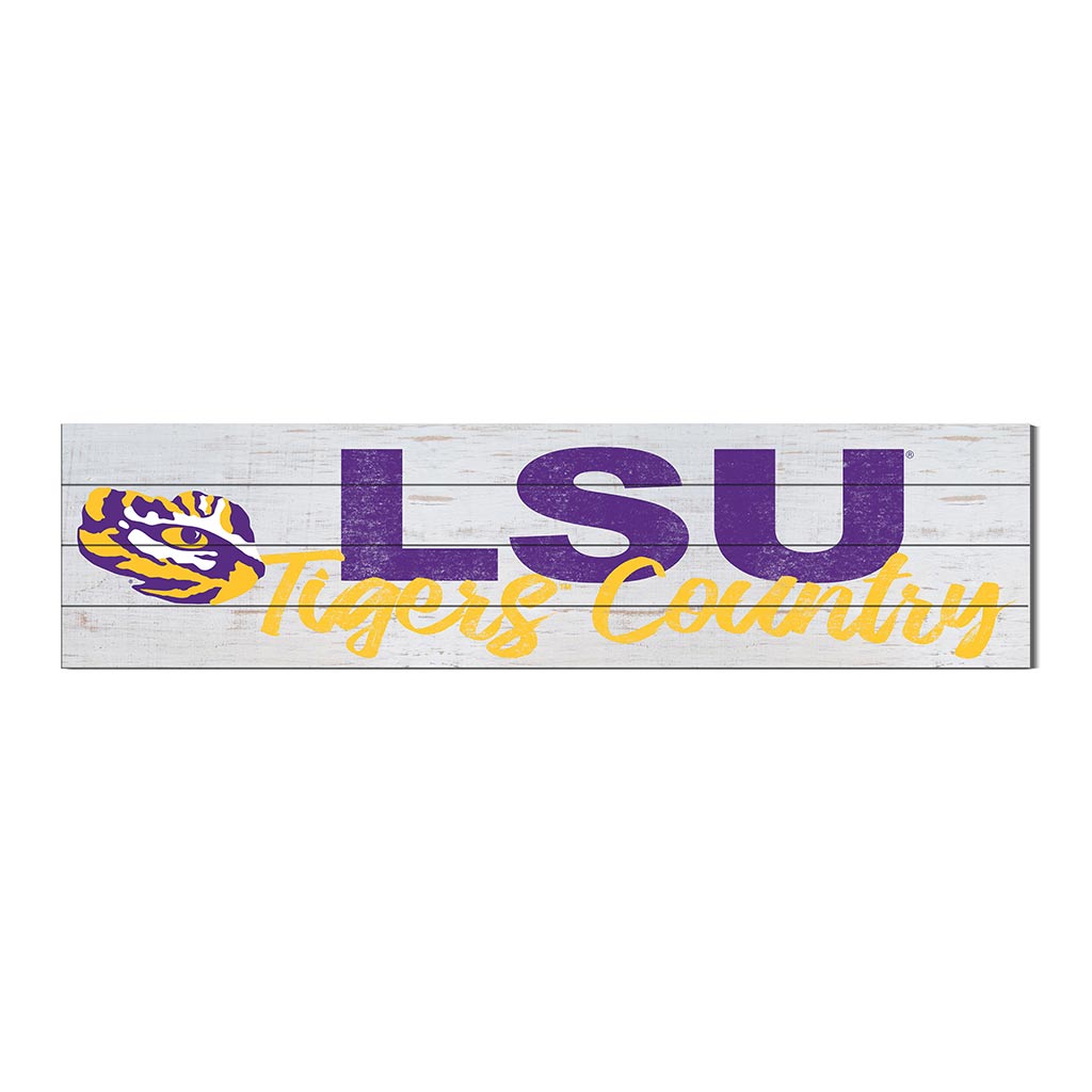 40x10 Sign With Logo LSU Fighting Tigers