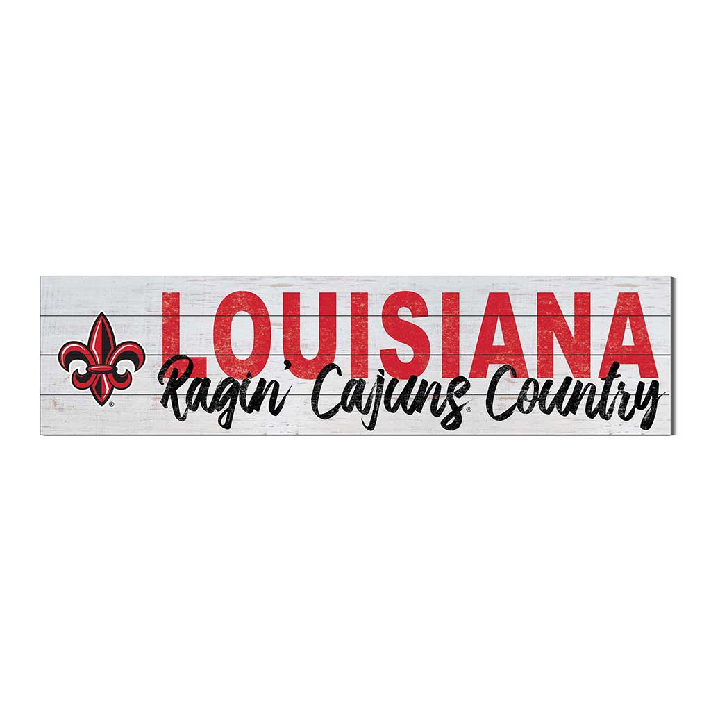 40x10 Sign With Logo Louisiana State Lafayette Ragin Cajuns