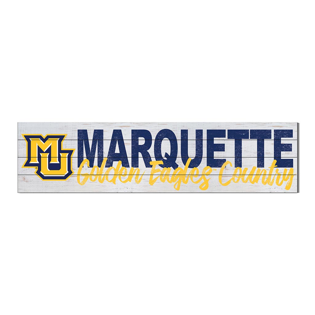 40x10 Sign With Logo Marquette Golden Eagles