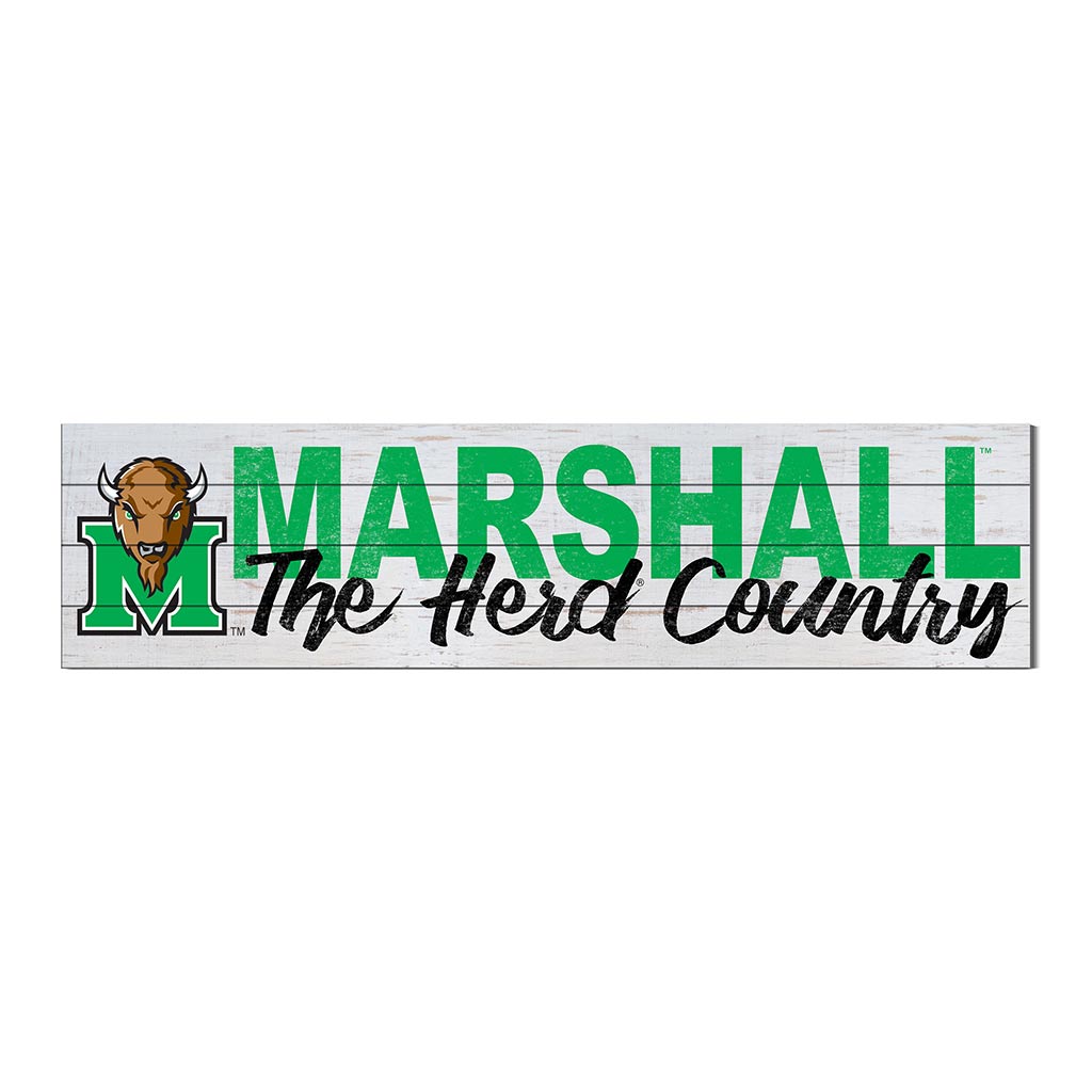 40x10 Sign With Logo Marshall Thundering Herd