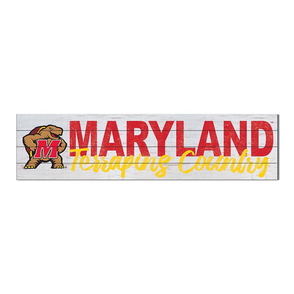 40x10 Sign With Logo Maryland Terrapins