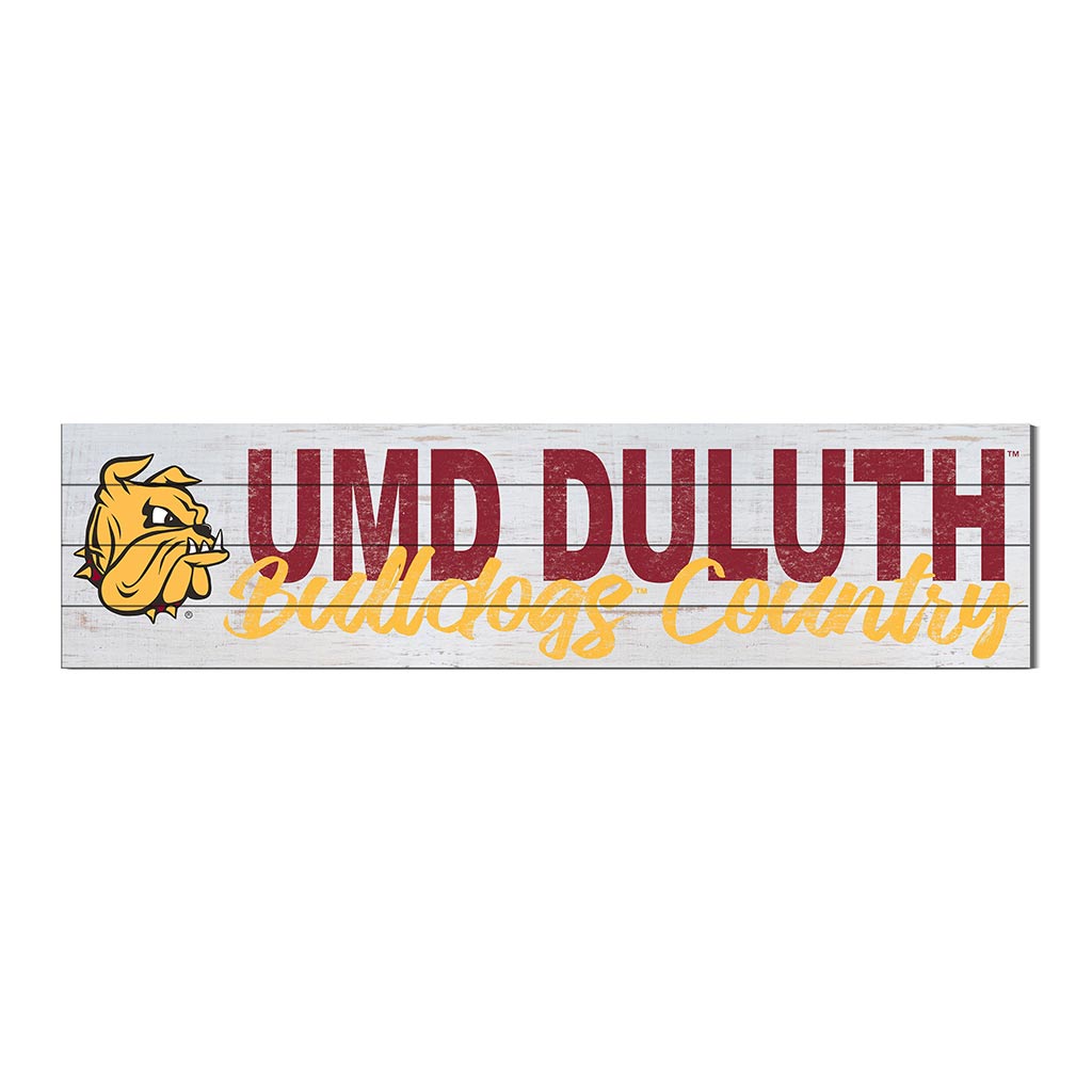 40x10 Sign With Logo Minnesota (Duluth) Bulldogs