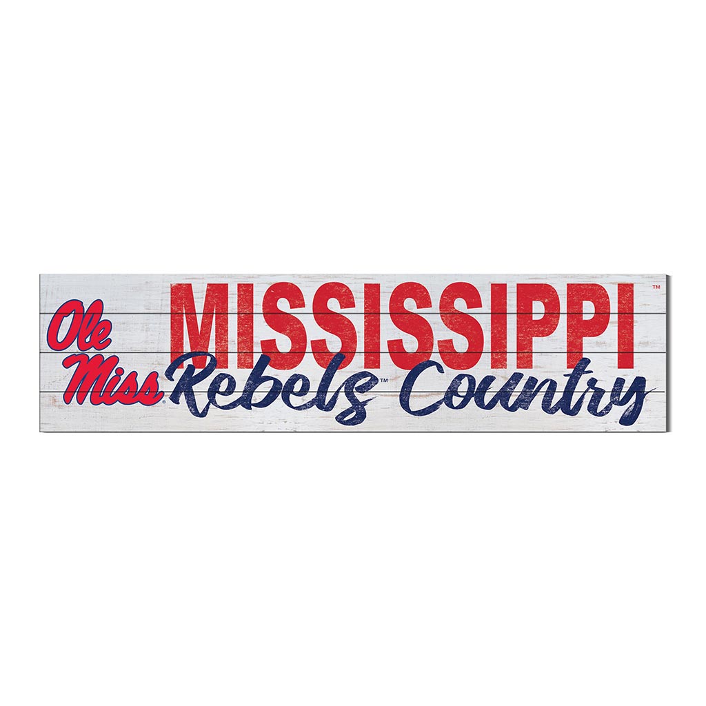 40x10 Sign With Logo Mississippi Rebels