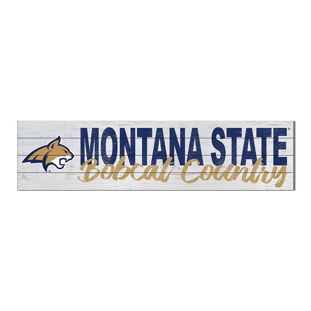 40x10 Sign With Logo Montana State Fighting Bobcats