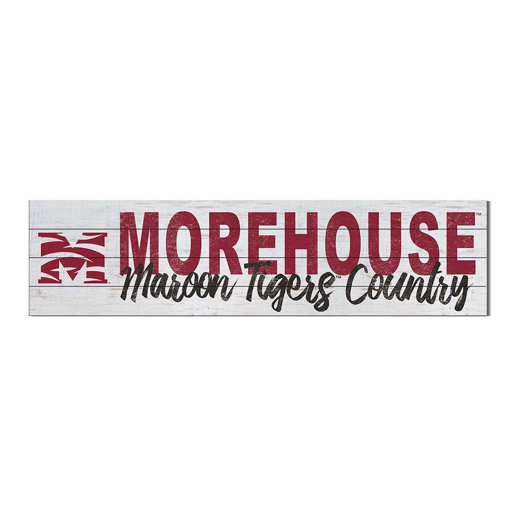 40x10 Sign With Logo Morehouse College Maroon Tigers