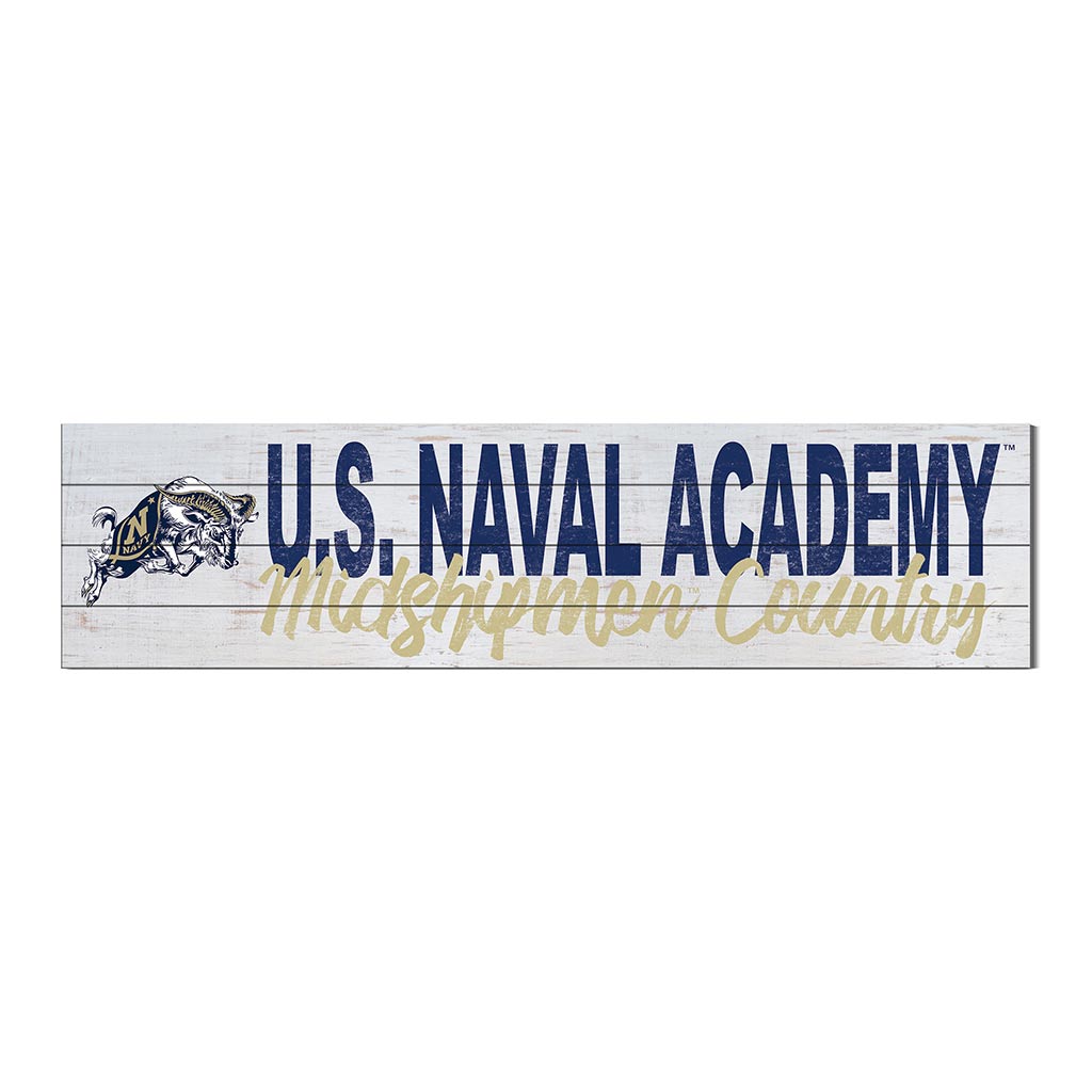 40x10 Sign With Logo Naval Academy Midshipmen