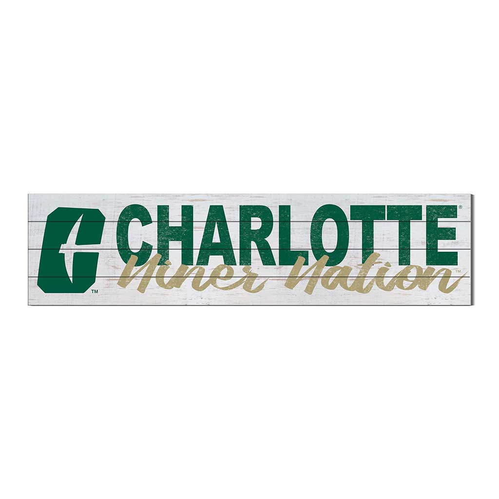 40x10 Sign With Logo North Carolina (Charlotte) 49ers