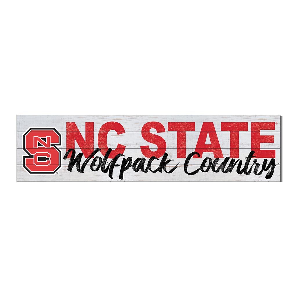 40x10 Sign With Logo North Carolina State Wolfpack