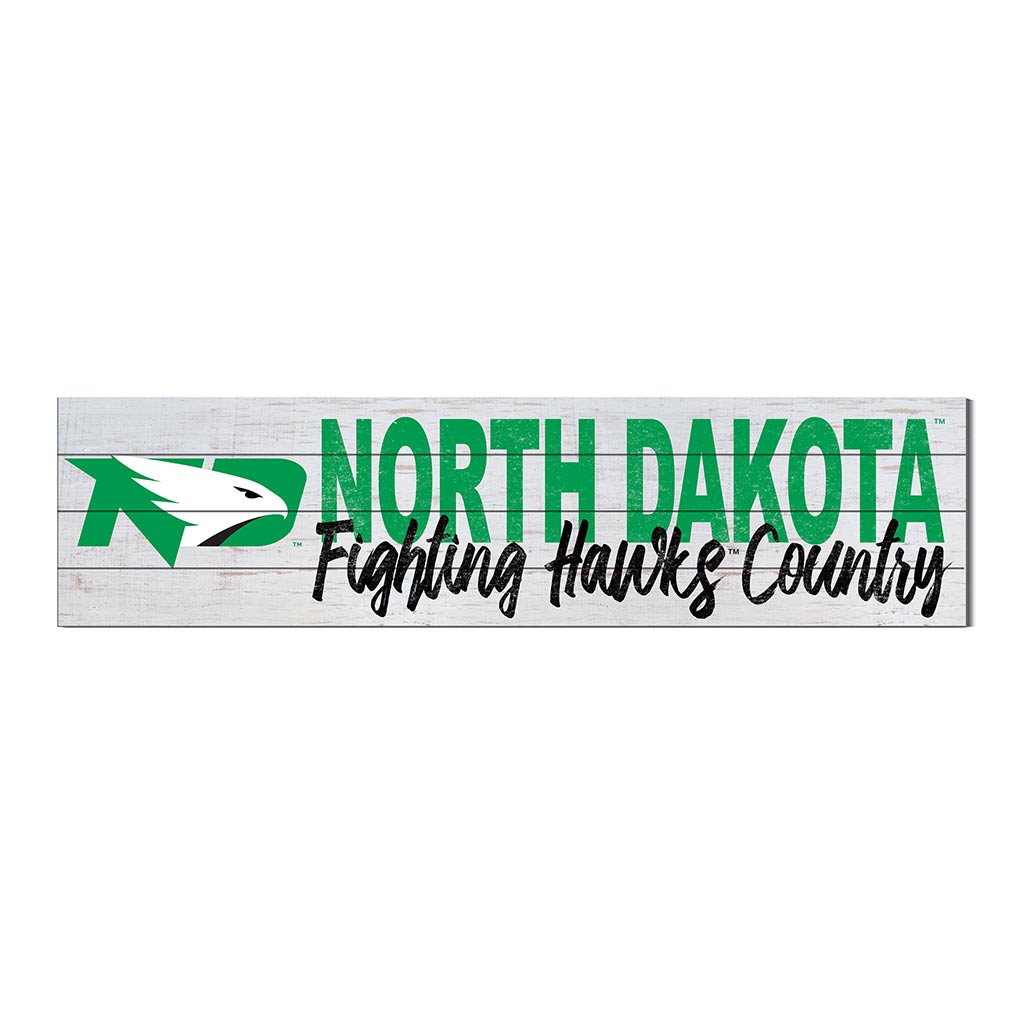 40x10 Sign With Logo North Dakota Fighting Hawks