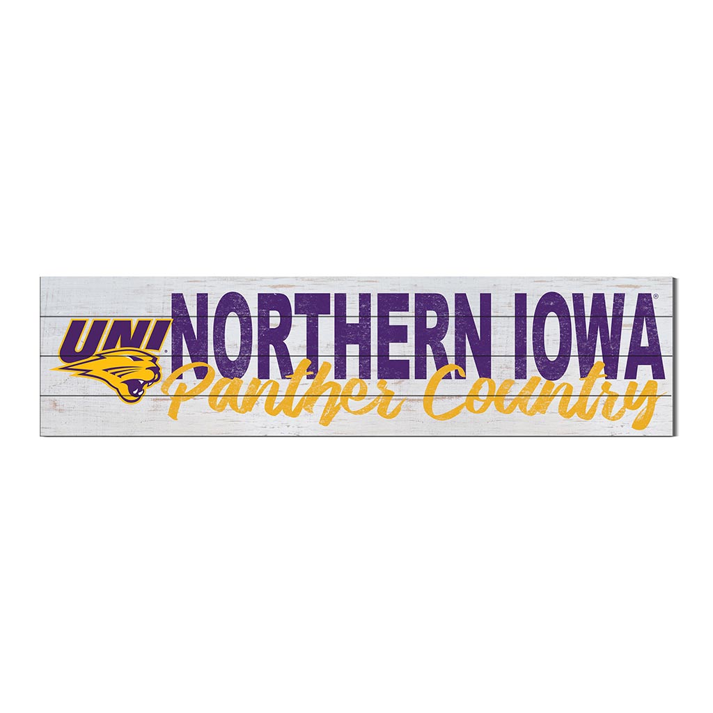 40x10 Sign With Logo Northern Iowa Panthers