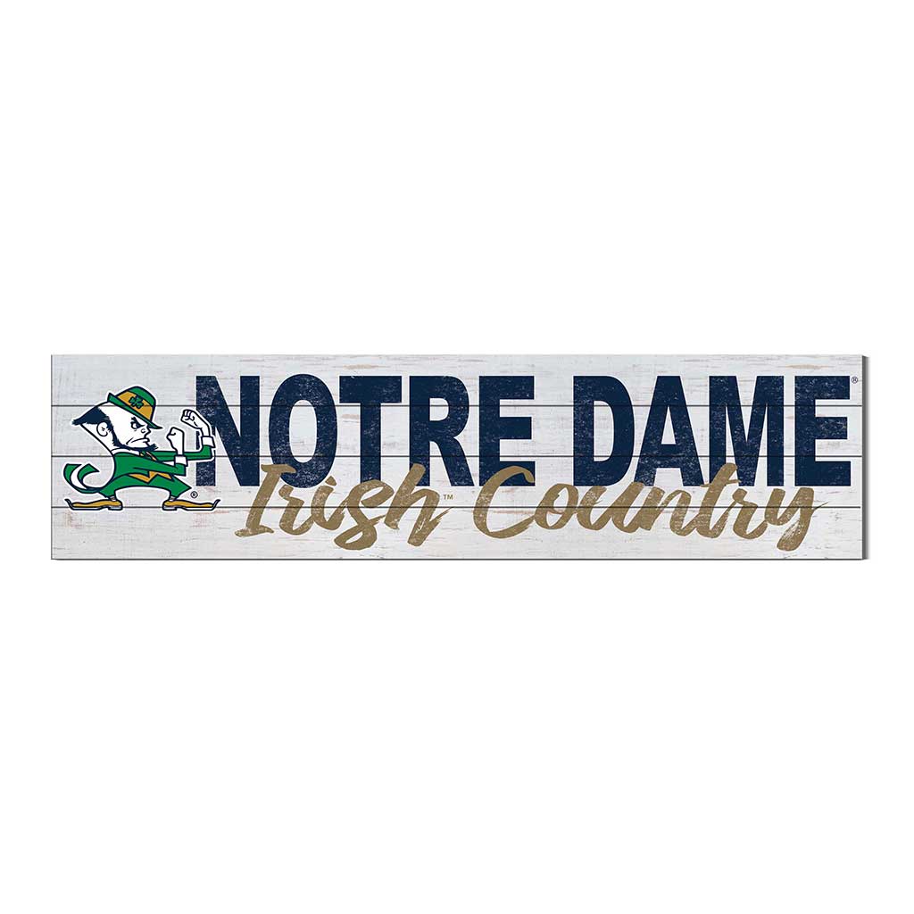 40x10 Sign With Logo Notre Dame Fighting Irish