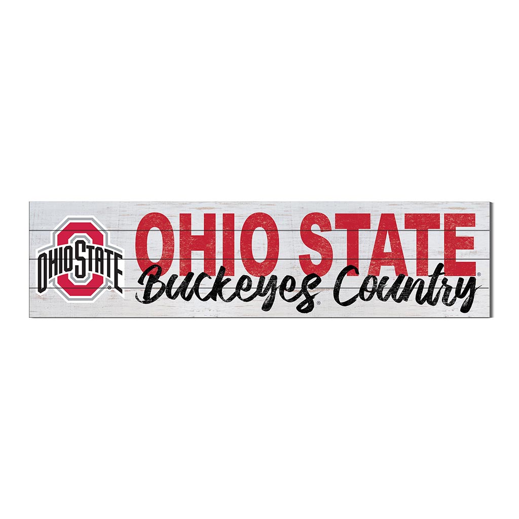 40x10 Sign With Logo Ohio State Buckeyes