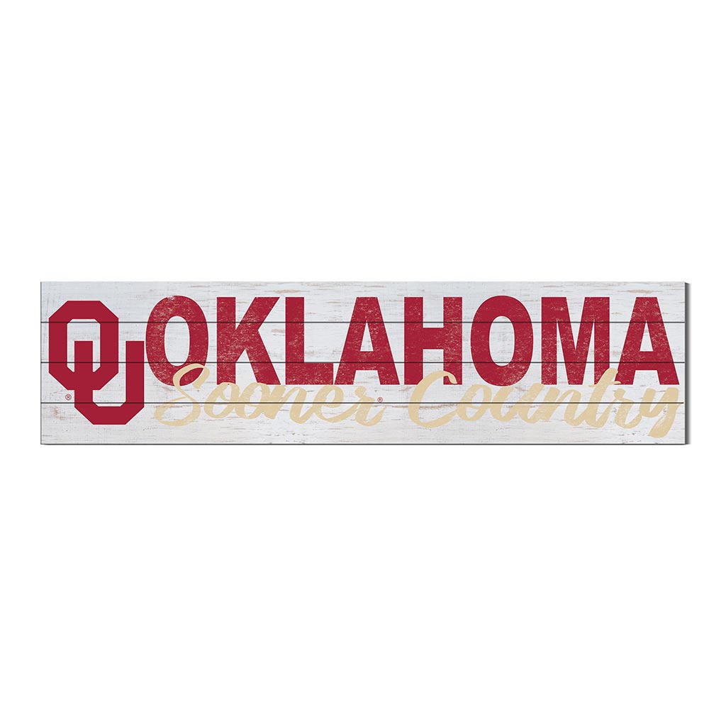 40x10 Sign With Logo Oklahoma Sooners