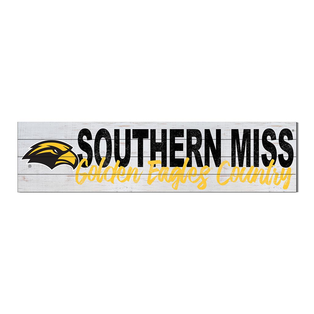 40x10 Sign With Logo Southern Mississippi Golden Eagles