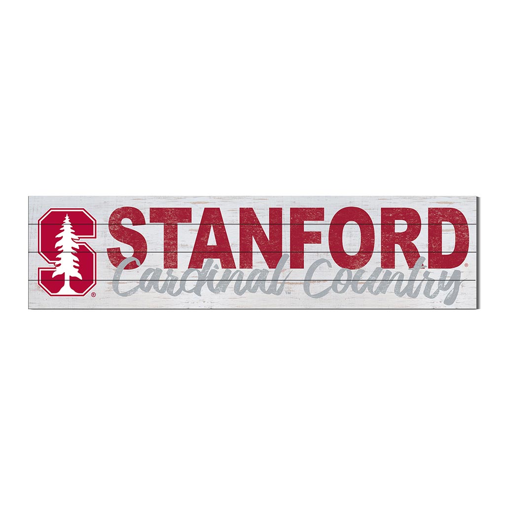 40x10 Sign With Logo Stanford Cardinal color