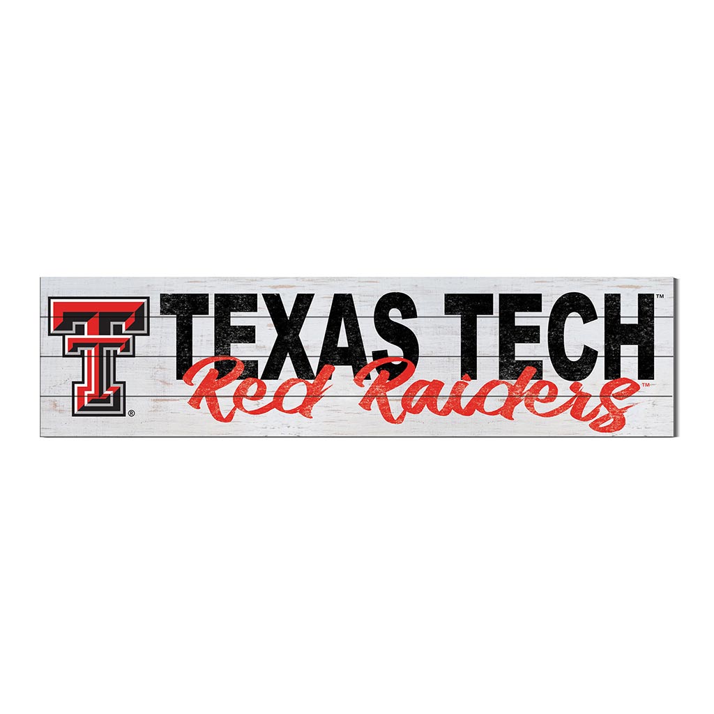 40x10 Sign With Logo Texas Tech Red Raiders Verbiage