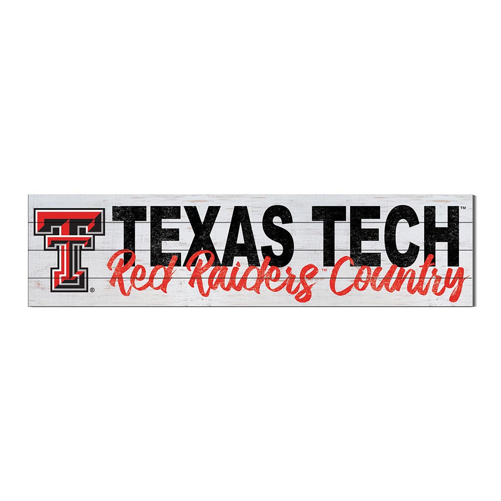 40x10 Sign With Logo Texas Tech Red Raiders