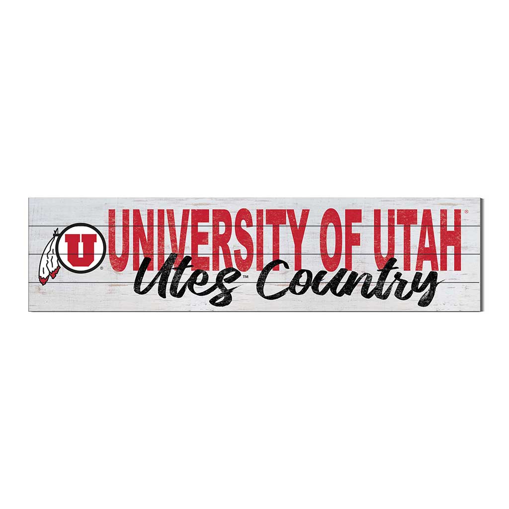 40x10 Sign With Logo Utah Running Utes