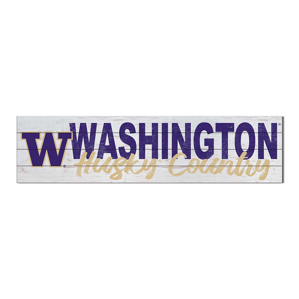 40x10 Sign With Logo Washington Huskies