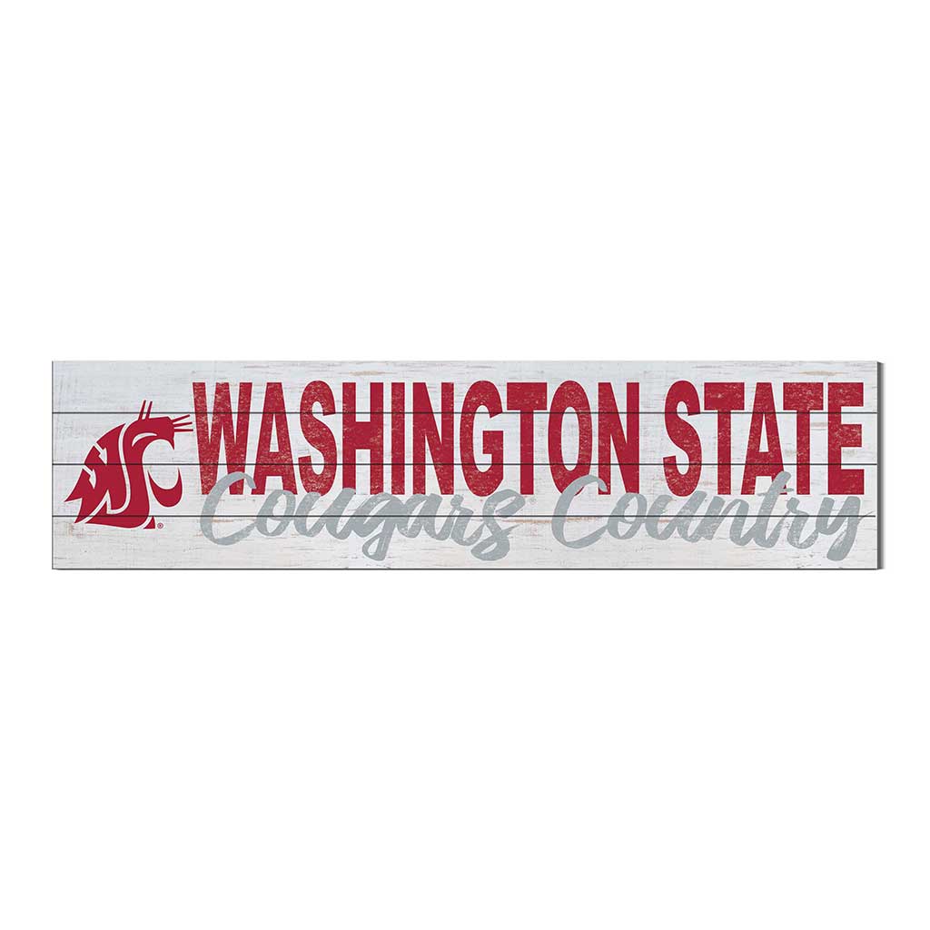 40x10 Sign With Logo Washington State Cougars