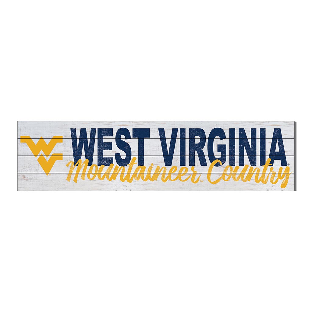 40x10 Sign With Logo West Virginia Mountaineers