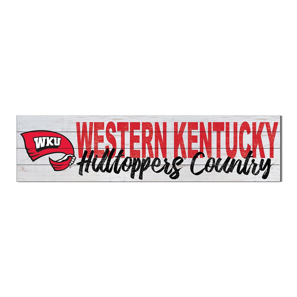 40x10 Sign With Logo Western Kentucky Hilltoppers- Verbiage