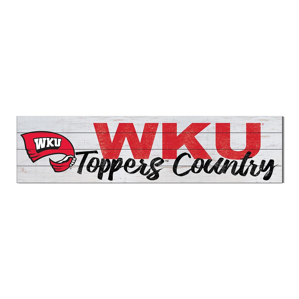 40x10 Sign With Logo Western Kentucky Hilltoppers