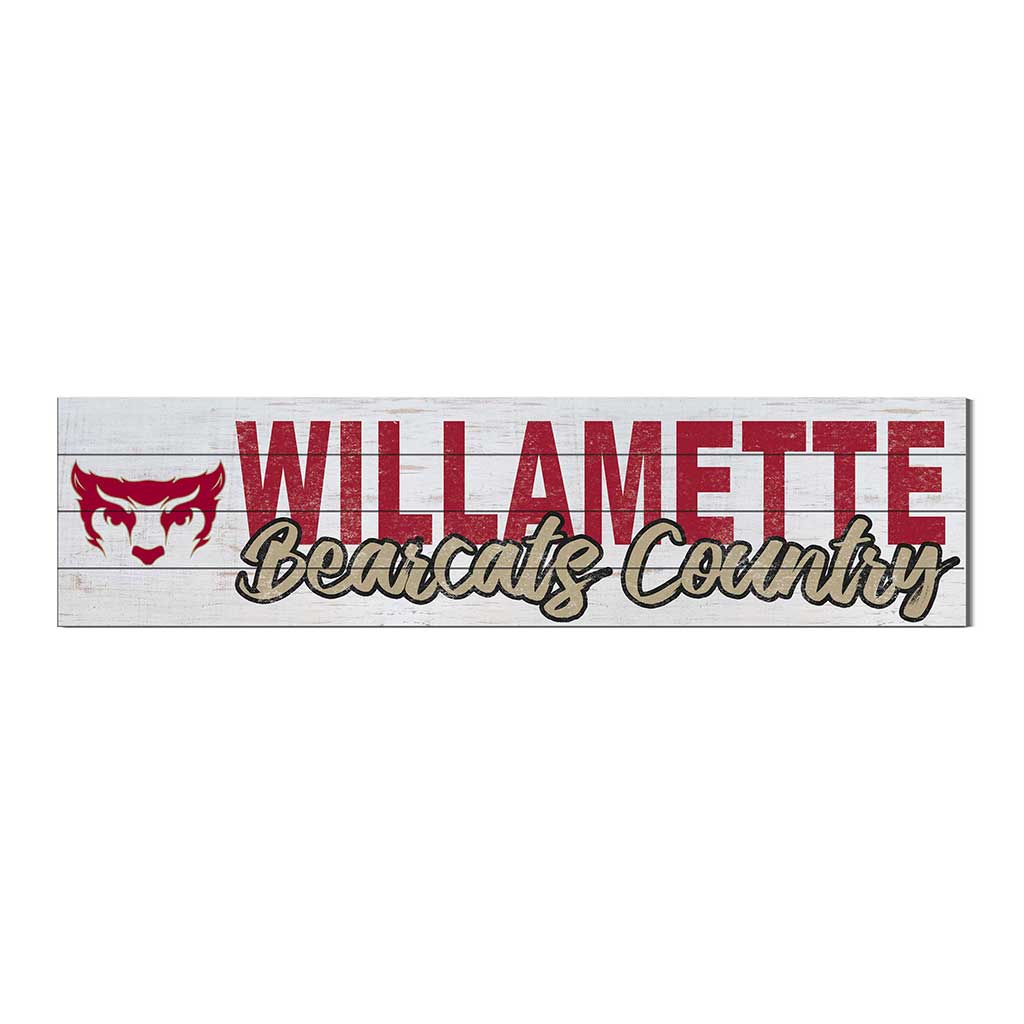 40x10 Sign With Logo Willamette Bearcats