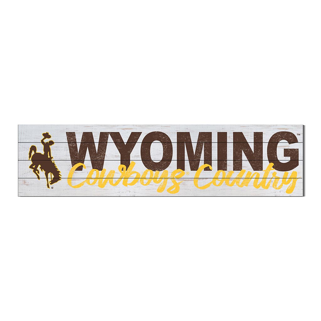 40x10 Sign With Logo Wyoming Cowboys