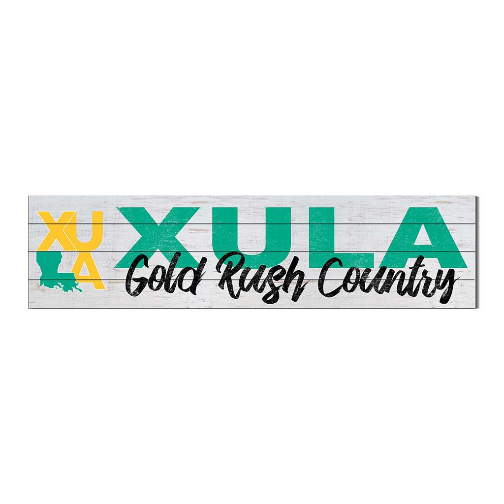 40x10 Sign With Logo Xavier New Orleans Gold Rush