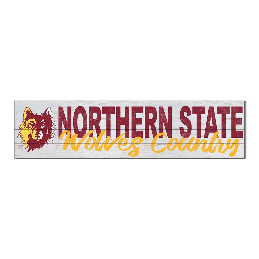 40x10 Sign With Logo Northern State University Wolves