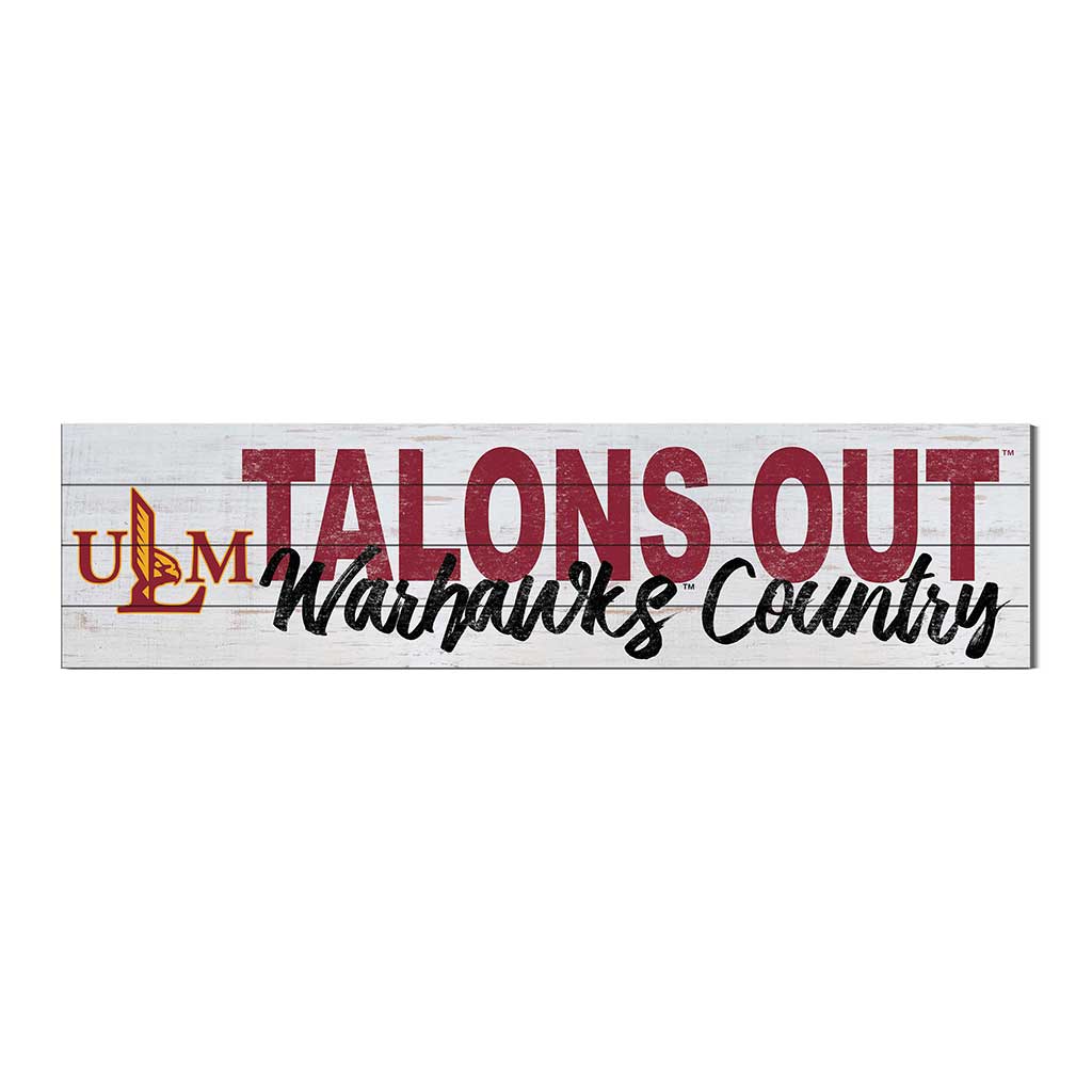 40x10 Sign With Logo The University of Louisiana at Monroe Warhawks