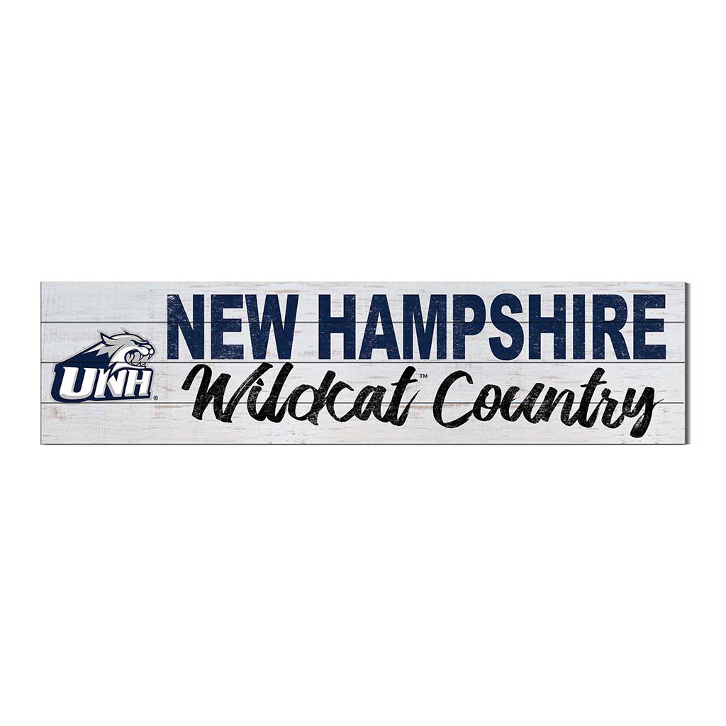 40x10 Sign With Logo University of New Hampshire Wildcats