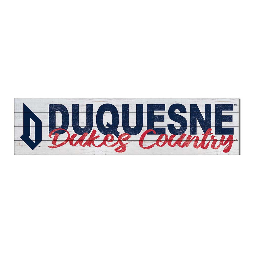 40x10 Sign With Logo Duquesne Dukes