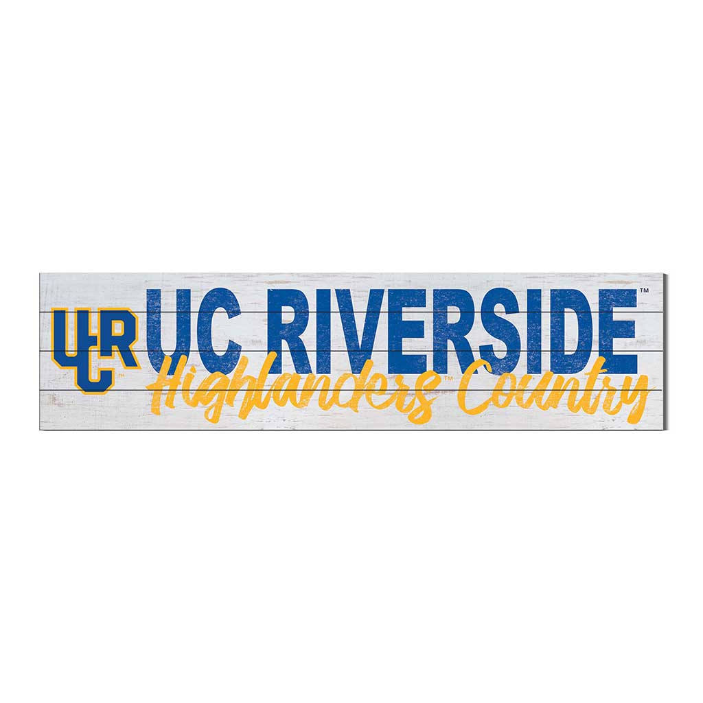 40x10 Sign With Logo UC Riverside Highlanders