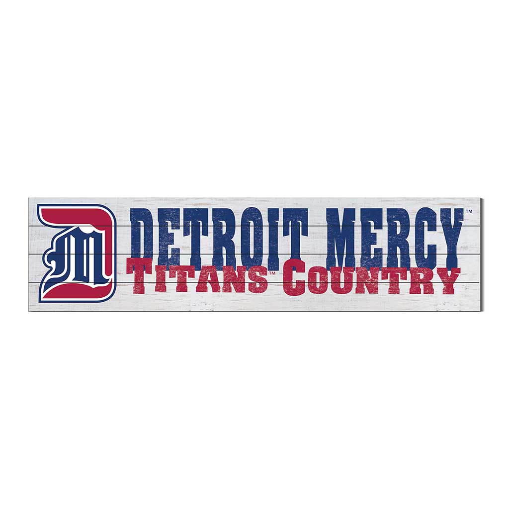 40x10 Sign With Logo Detroit Mercy Titans