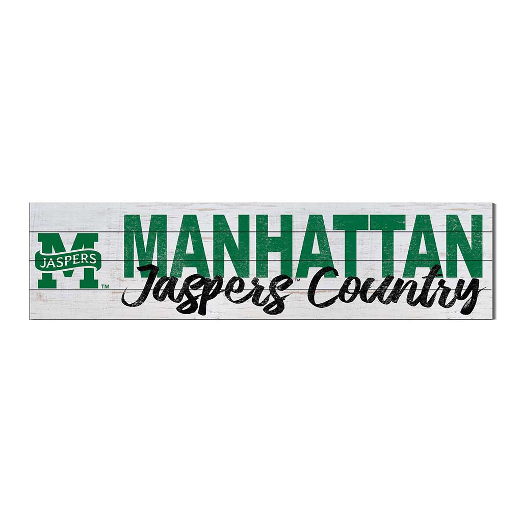 40x10 Sign With Logo Manhattan Jaspers