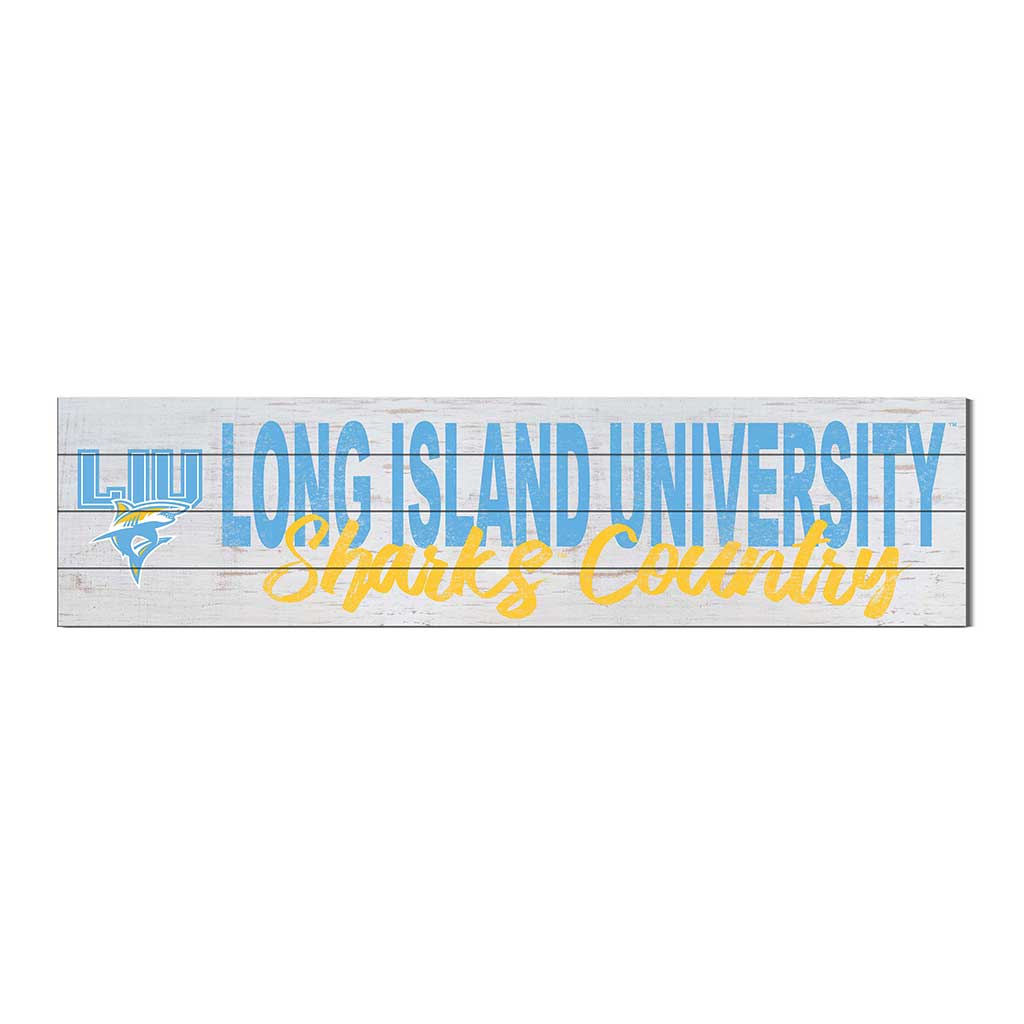 40x10 Sign With Logo Long Island University Sharks