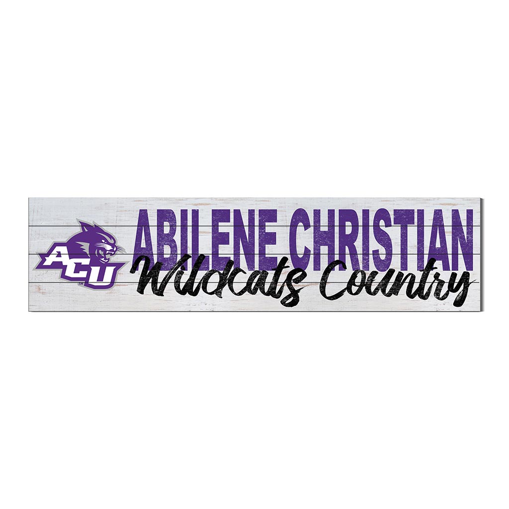 40x10 Sign With Logo Abilene Christian Wildcats