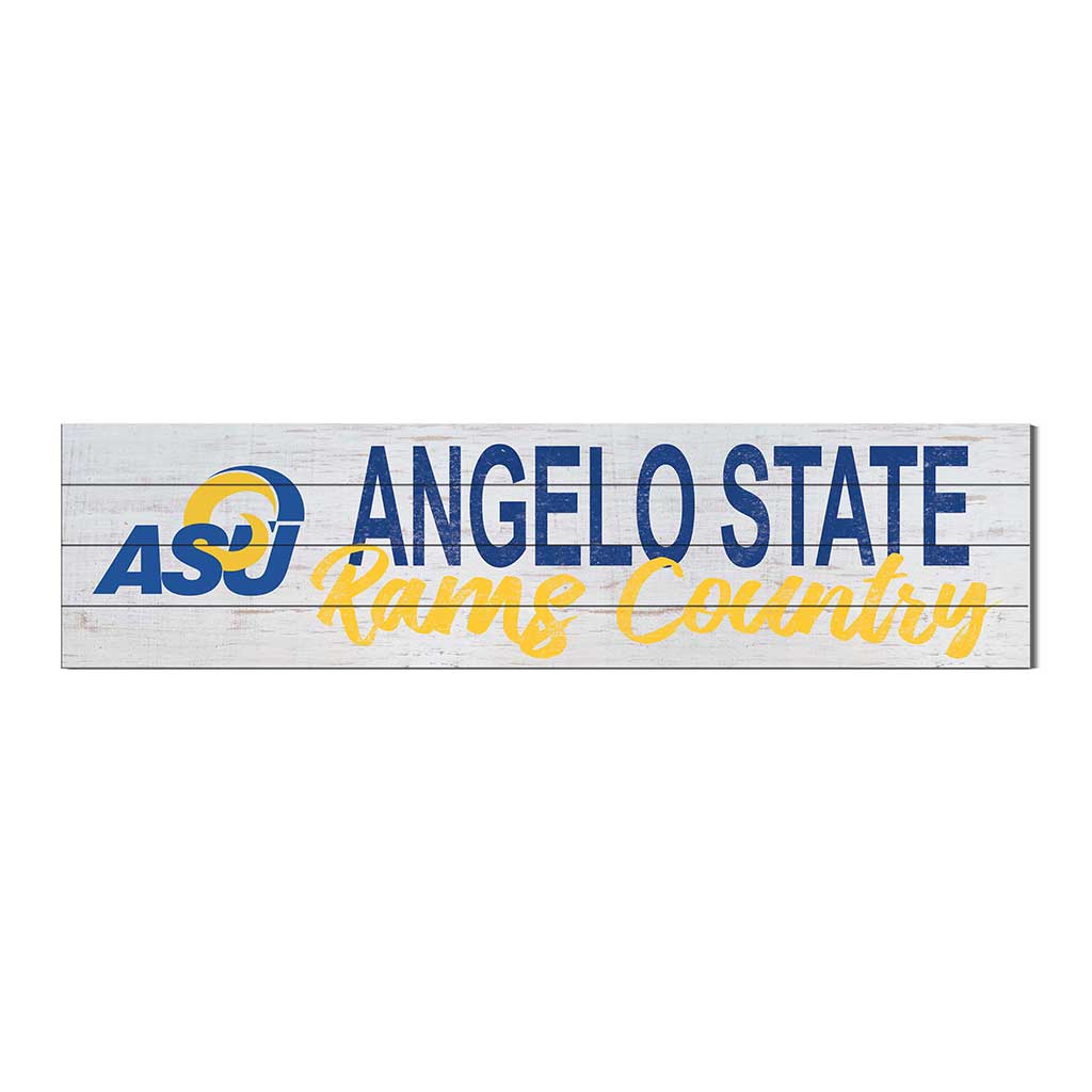 40x10 Sign With Logo Angelo State University Rams